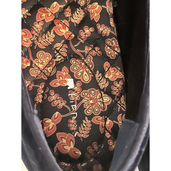 Birdies The Starling Blue Velvet Flats Loafers •9.5• Ballet Slip On Shoes - Picture 6 of 7